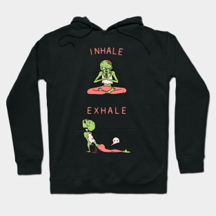 Inhale Exhale Zombie Hoodie